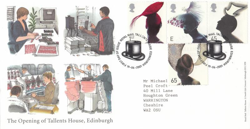 2001 (06) Hats - Tallents House Opening Cover - Tallents House H/S