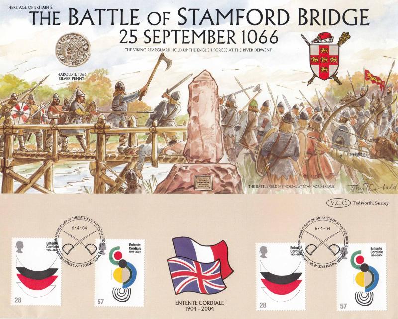 2004 (04) Entente Cordiale - Heritage of Britain 'Battle of Stamford Bridge' Official