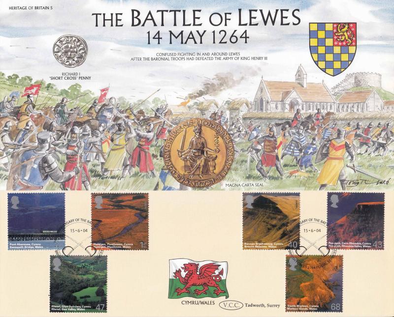 2004 (06) Wales - Heritage of Britain 'Battle of Lewes' Official