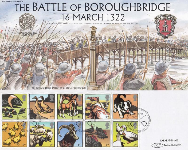 2005 (01) Farm Animals - Heritage of Britain 'Battle of Boroughbridge' Official