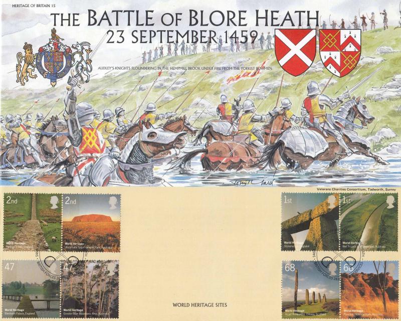 2005 (04) World Heritage - Heritage of Britain 'Battle of Blore Heath' Official