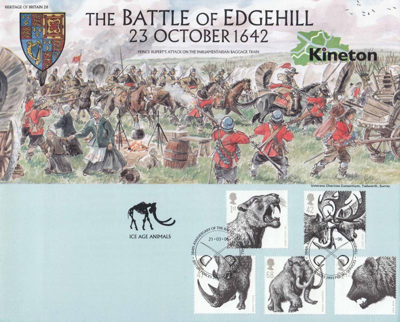 2006 (03) Ice Age Mammals - Heritage of Britain 'Battle of Edgehill' Official