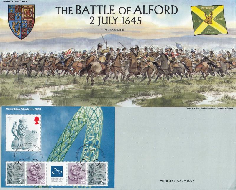 2007 (05) Wembley Stadium M/S - Heritage of Britain 'Battle of Alford' Official