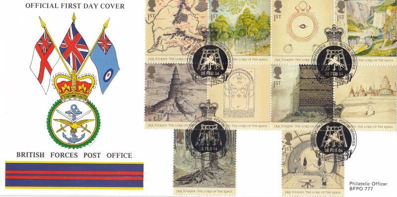 2004 (02) Lord Of The Rings - British Forces Post Office (BF2766PS) Official