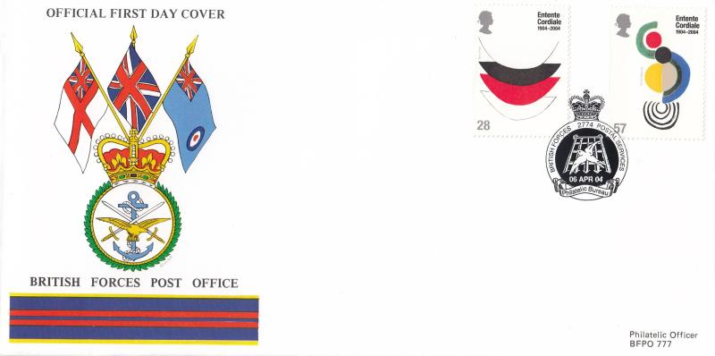 2004 (04) Entente Cordiale - British Forces Post Office (BF2774PS) Official