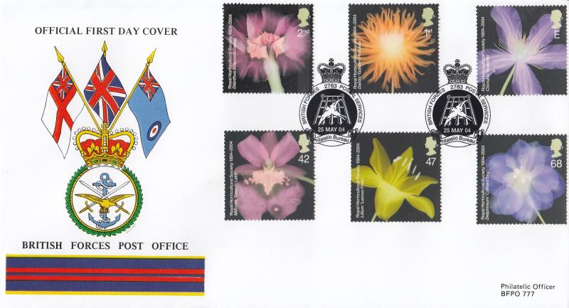2004 (05) Royal Horticultural Society (Stamps) - British Forces Post Office (BF2783PS) Official