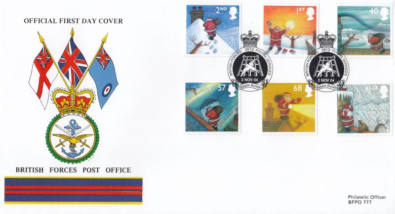 2004 (11) Christmas (Stamps) - British Forces Post Office (BF2819PS) Official