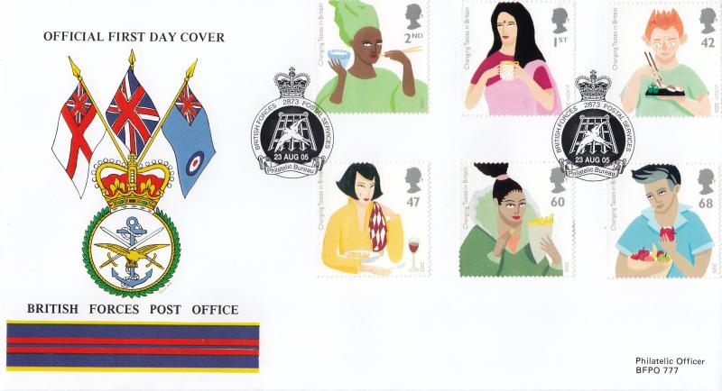 2005 (08) Changing Tastes - British Forces Post Office (BF2873PS) Official