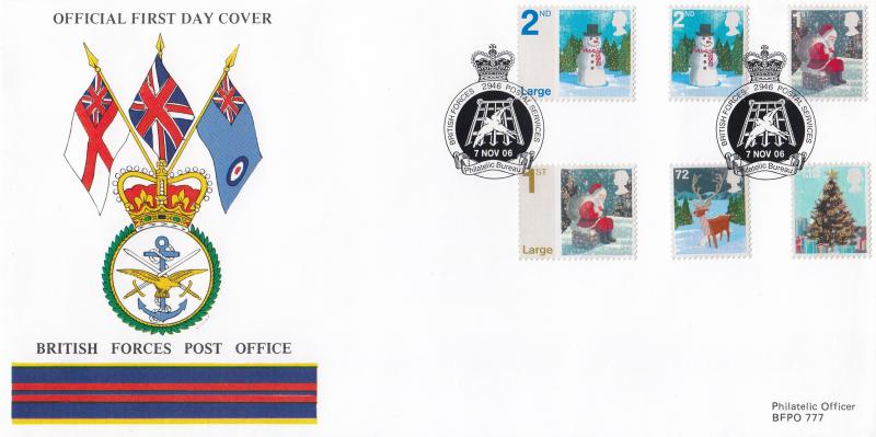 2006 (11) Christmas (Stamps) - British Forces Post Office (BF2946PS) Official