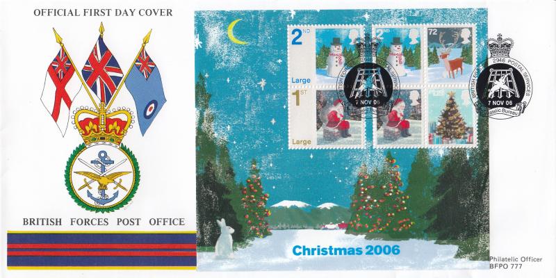 2006 (11) Christmas (M/S) - British Forces Post Office (BF2946PS) Official