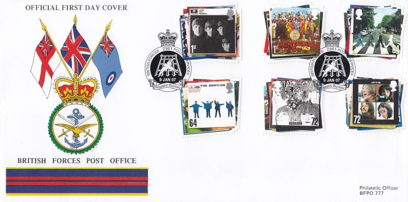 2007 (01) The Beatles (Stamps) - British Forces Post Office (BF2961PS) Official