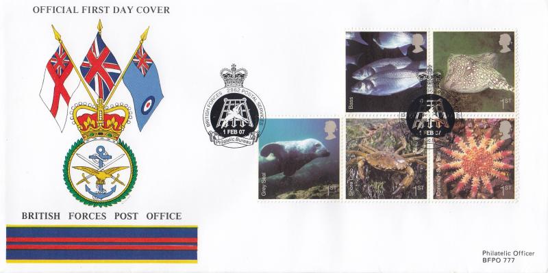 2007 (02) Sea Life - British Forces Post Office (BF2962PS) Official