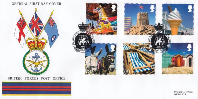 2007 (05) Beside The Seaside - British Forces Post Office (BF3007PS) Official
