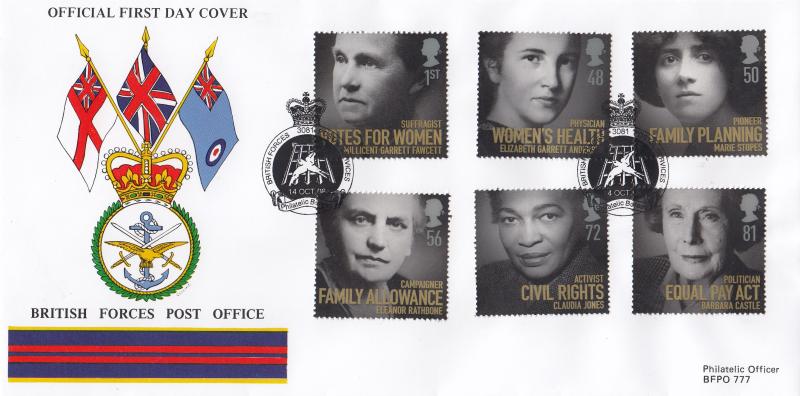 2008 (10) Women of Distinction - British Forces Post Office (BF3081PS) Official