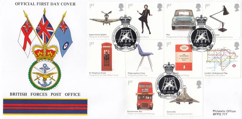 2009 (01) Design Classics - British Forces Post Office (BF3084PS) Official