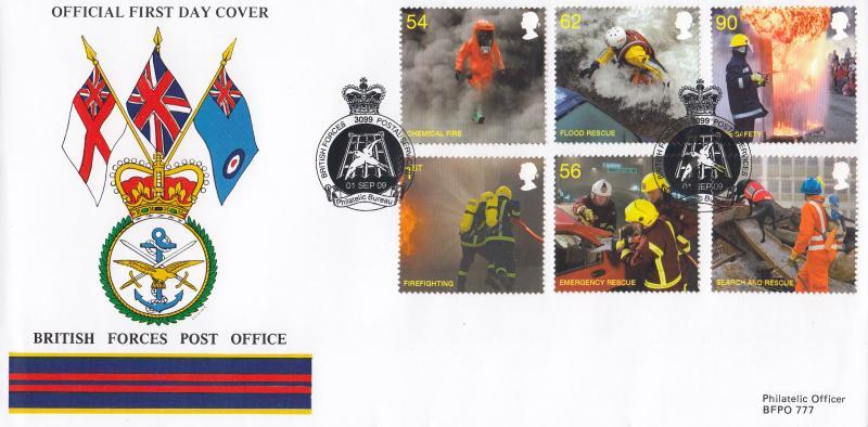 2009 (09) Fire & Rescue - British Forces Post Office (BF3099PS) Official