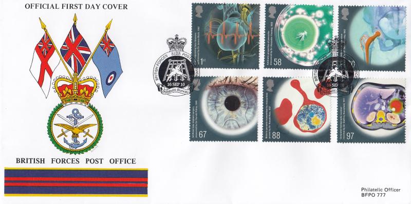2010 (09) Medical Breakthroughs - British Forces Post Office (BF3125PS) Official