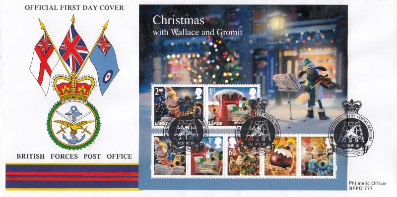 2010 (11) Christmas (M/S) - British Forces Post Office (BF3127PS) Official