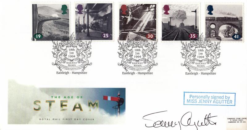 1994 (01) The Age of Steam - RM - Eastleigh H/S - Signed by Jenny Agutter