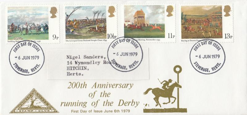 1979 (06) Horses - North Herts Stamp Club - Stevenage FDI