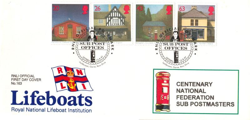 1997 (08) Sub Post Offices - Stampsearchers 'RNLI Letters, Lochbroom' Official