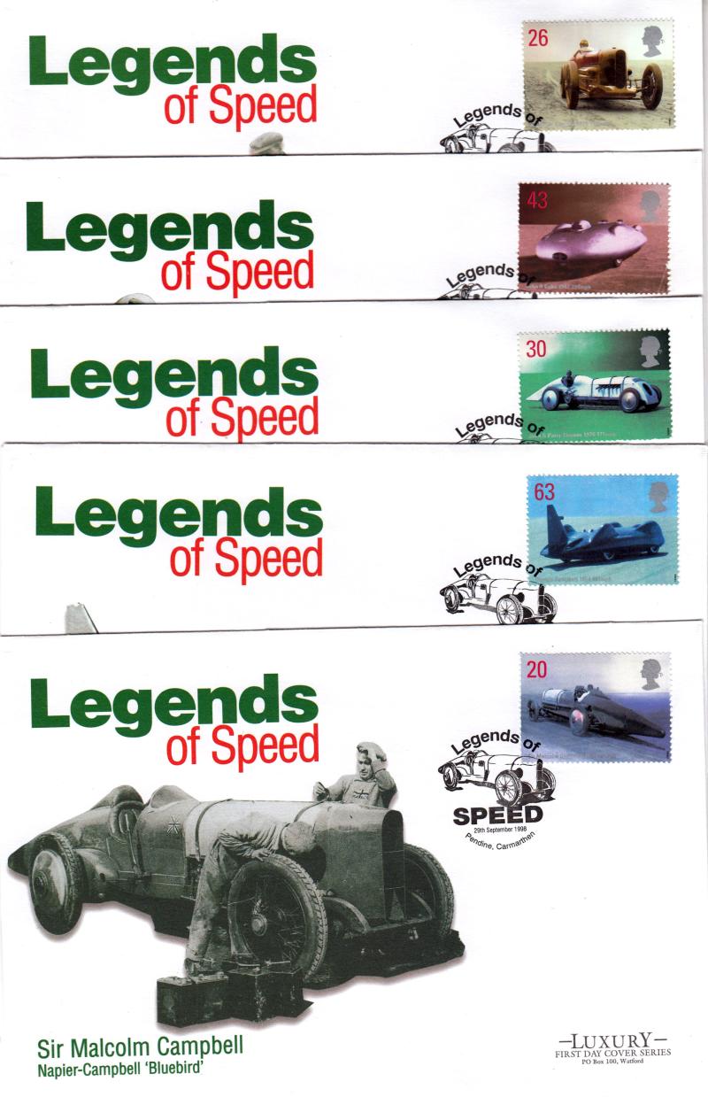 1998 (09) Speed - Westminster 'Luxury' Pendine Official's (Set of 5)