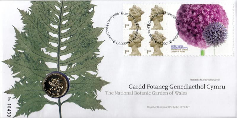 2000 (04) Botanical Label - Royal Mint 'Llanarthney' Official