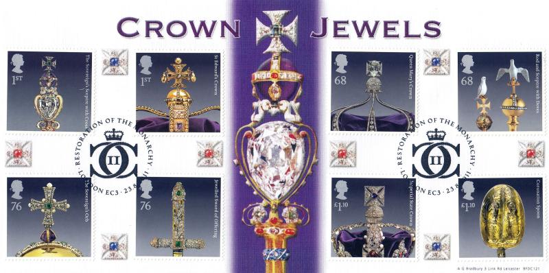2011 (08) Crown Jewels - Bradbury 'Restoration Of The Monarchy' Special