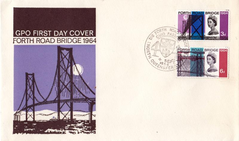 1964 (09) Forth Bridge - Ord - GPO - North Queensferry H/S