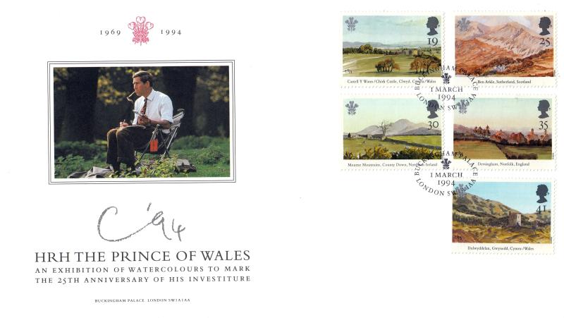 1994 (03) Prince of Wales Paintings - Prince of Wales Trust 'Buckingham Palace' Official
