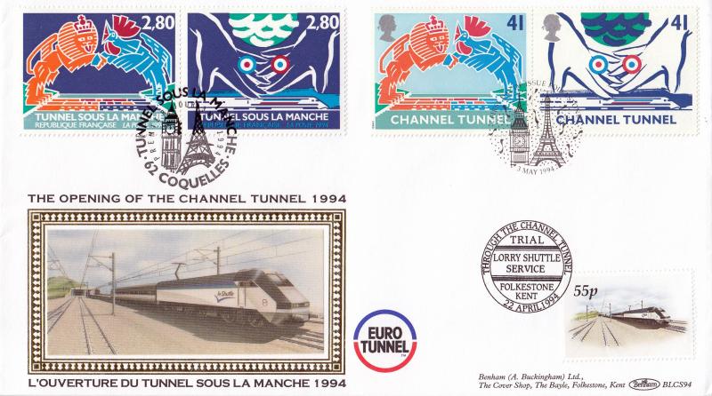 1994 (05) Channel Tunnel - Benham BLCS 94 'Lorry Shuttle Service Trial' Specials