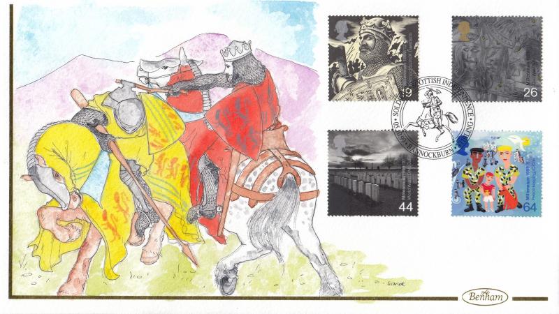 1999 (10) Soldiers - Benham 'Hand Painted' (Bannockburn) Official