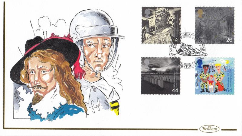 1999 (10) Soldiers - Benham 'Hand Painted' (Marston) Official