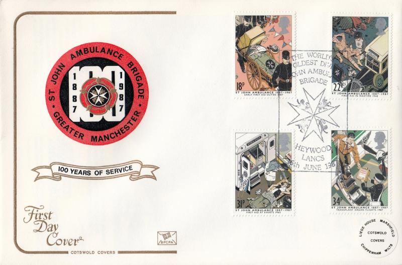 1987 (06) St John Ambulance - Cotswold 'SJA Brigade, Heywood' Official