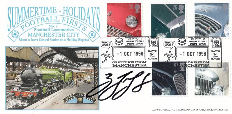 1996 (10) Classic Cars - Dawn 'Football Firsts - Manchester City' Official - Signed by Georgi Kinkladze