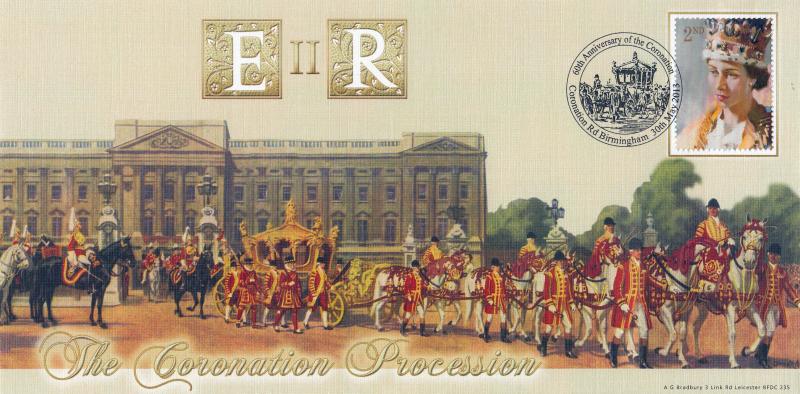 2013 (05) The Queen's Portraits - Bradbury 'Coronation Procession' Special - Coronation Rd, Birmingham H/S