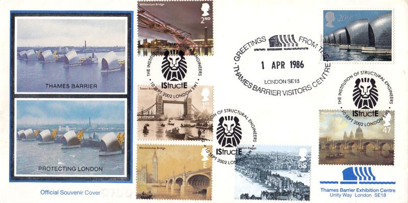 2002 (09) London Bridges - Covercraft 'Thames Barrier' Alternative Official