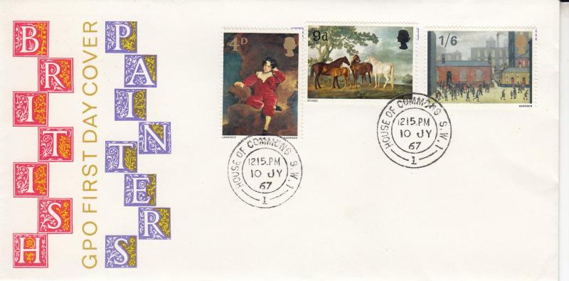 1967 (07) Paintings - GPO - House of Commons CDS