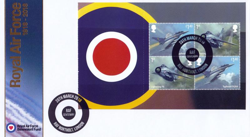 2018 (03) RAF Centenary (PSB Set) - Internet Set of Five Specials