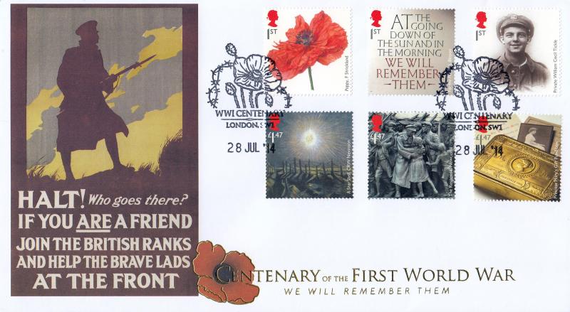 2014 (07) World War 1 - Internet 'Roses & Barbed Wire 'Special' - WWI Centenary, SW1 H/S