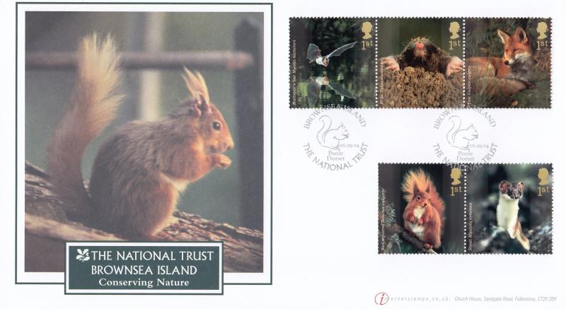 2004 (09) Woodland Animals - Internet 'Brownsea Island' Official