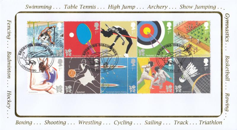 2011 (07) Olympic Games (Souvenir Sheet) - Internet 'Sporting Disciplines' Special's (Set of Three)