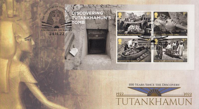 2022 (11) Tutankhamun (M/S) - Internet 'Highclere' Official (No Barcode)