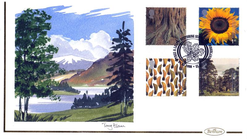 2000 (08) Tree & Leaf - Benham Hand Painted (Glasgow) Official