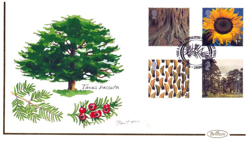 2000 (08) Tree & Leaf - Benham Hand Painted (London SW7) Official