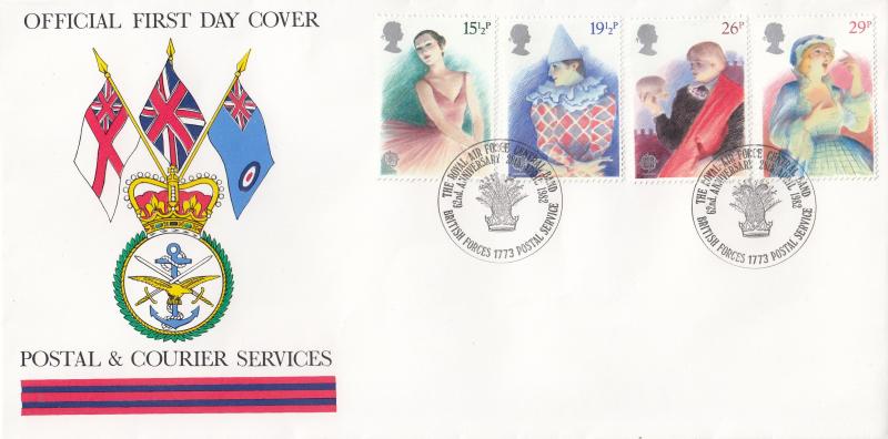 1982 (04) Theatre - Forces Postal & Courier Services BF1773PS 'Alternative' Official