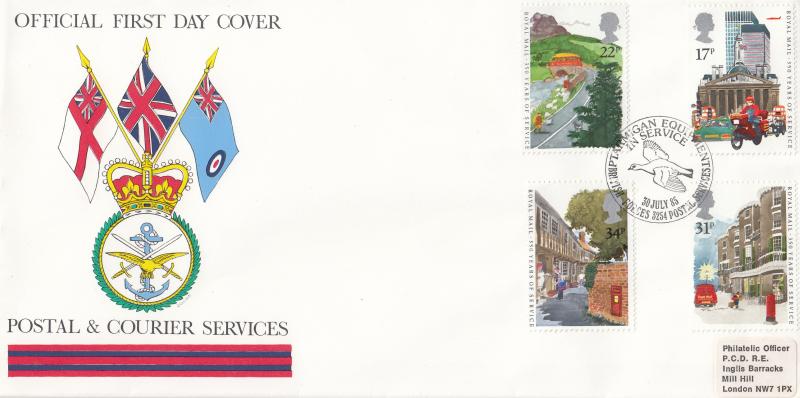 1985 (07) Royal Mail - Forces Postal & Courier Services BF3254PS 'Alternative' Official