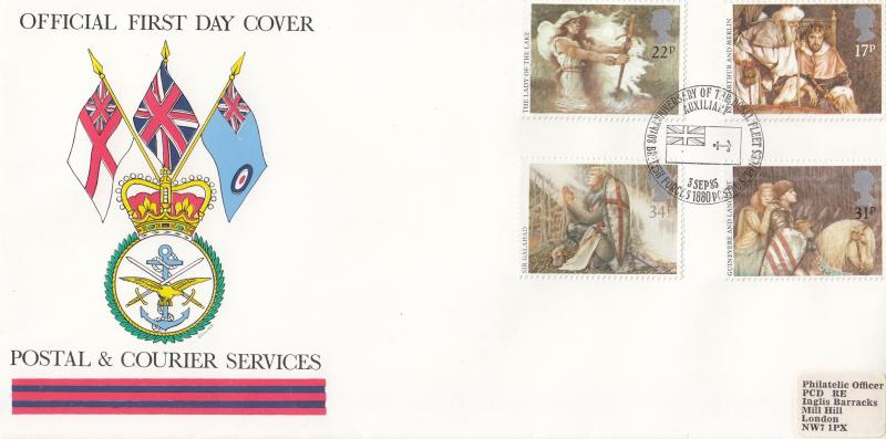 1985 (09) King Arthur - Forces Postal & Courier Services BF1880PS 'Alternative' Official