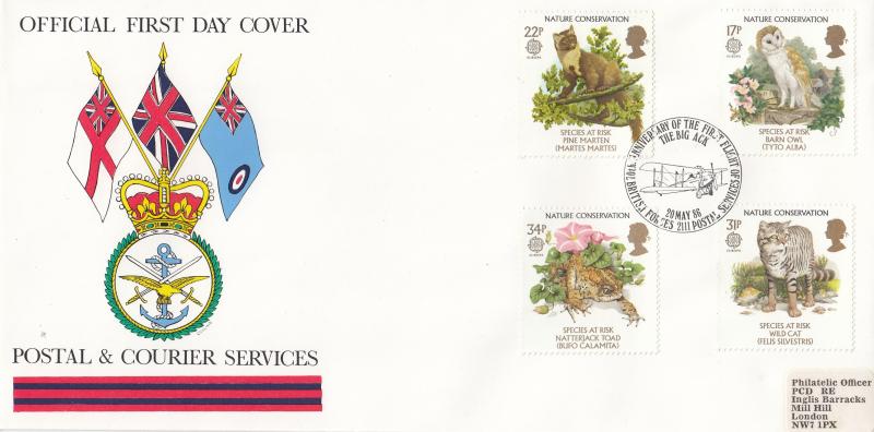 1986 (05) Nature - Forces Postal & Courier Services BF2111PS 'Alternative' Official