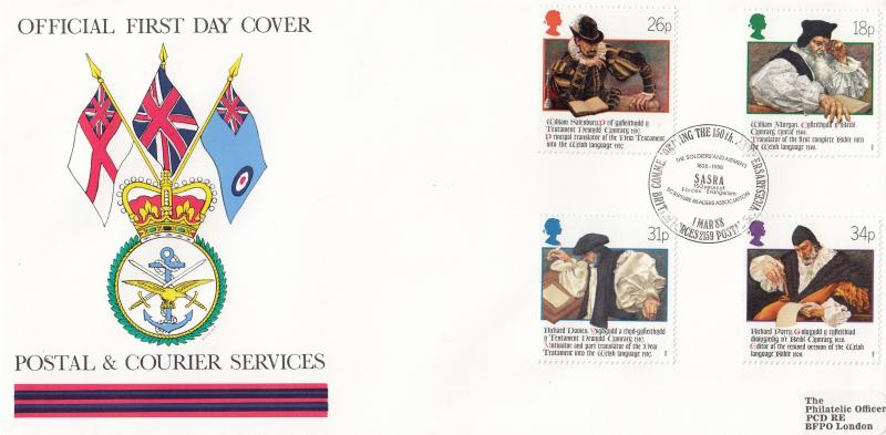 1988 (03) Welsh Bible - Forces Postal & Courier Services BF2159PS 'Alternative' Official